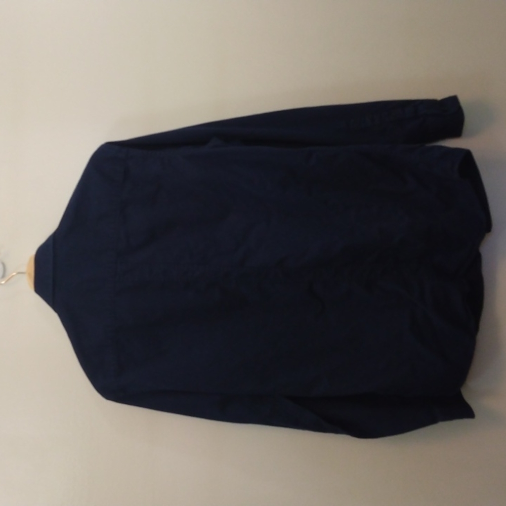 Marc Anthony Medium Slim Fit Navy Cotton Shirt - Picture 6 of 7
